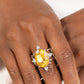 Anillo amarillo con destellos sensacionales