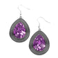 Terrazzo Tundra - Purple earrings