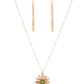 Formal Florals - Gold necklace