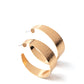 Curve Crushin - Gold earrings -fashion fix