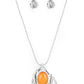 Amuleto de Amazonas - Collar naranja
