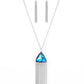 Proudly Prismatic - Blue necklace