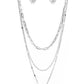 Bountiful Butterflies - White necklace