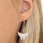 Bountiful Butterflies - White necklace
