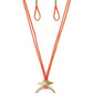 Noticeably Nomad - Orange necklace