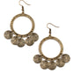 Trinket Tease - Brass earrings
