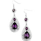 Posh Pageantry - Purple earring