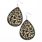 Suburban Jungle - Black earrings
