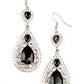 Posh Pageantry - Black earring  JAN 22' LOP