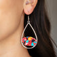 Tropical Terrazzo - Red earrings