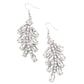 Ice Garden Gala - White earrings