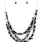 Placid Pebbles - Collar negro