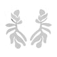 Palm Picnic - Silver earrings