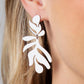 Palm Picnic - Silver earrings