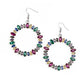 Reseñas brillantes: pendientes multicolor