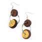 Artisanal Aesthetic - Yellow earrings