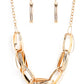 Fiercely Flexing - Gold necklace