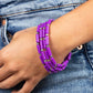 Radiantly Retro - Purple bracelet