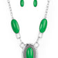 Count to TENACIOUS - Green necklace