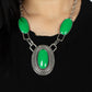 Count to TENACIOUS - Green necklace
