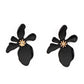 Hawaiian Heiress - Black earrings