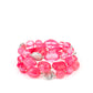 Oceanside Bliss - Pink bracelet fashion fix