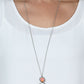 Celestial Courtier - Orange necklace