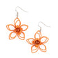 Botanical Bonanza - Orange earrings