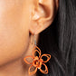 Botanical Bonanza - Orange earrings