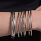 Stackable Stunner - Silver bracelets