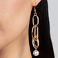 Park Avenue Princess - Gold earrings