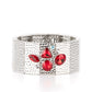 Flickering Fortune - Red bracelet