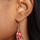 Flashdance Fashionista - Red earrings