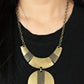 Metallic Enchantress - Brass necklace