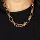 Motley In Motion - Gold necklace