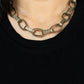 Motley In Motion - Brass necklace