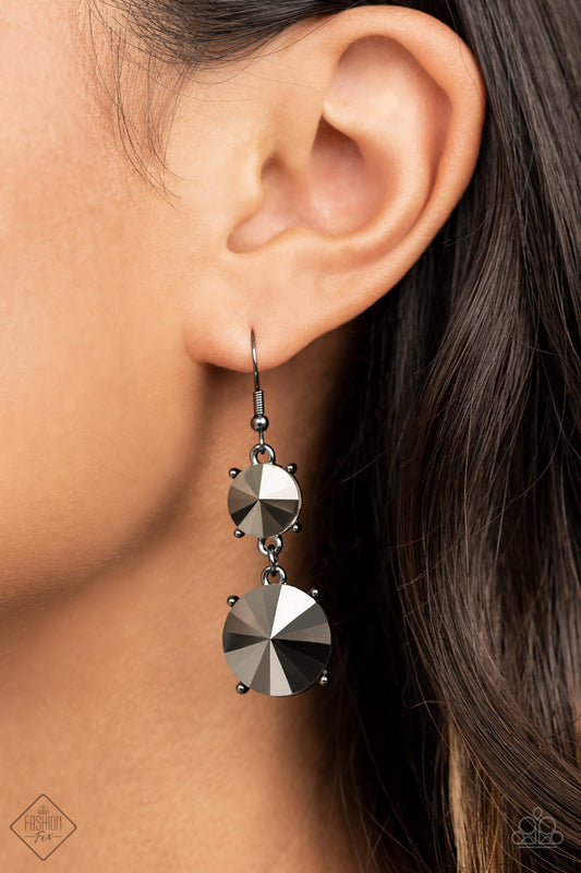 Sizzling Showcase - Black earrings sept fashion fix