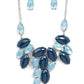 Date Night Nouveau - Blue necklace (fashion fix oct)