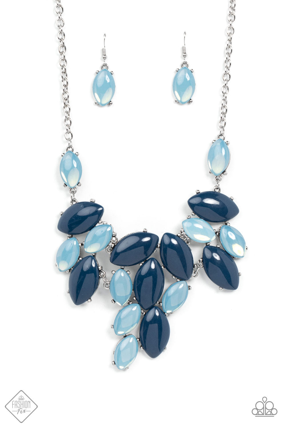 Date Night Nouveau - Blue necklace (fashion fix oct)
