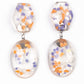 Flaky Fashion - Orange earrings