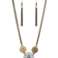 Shine Your Light - Brass necklace