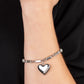 Sweetheart Secrets - White bracelet