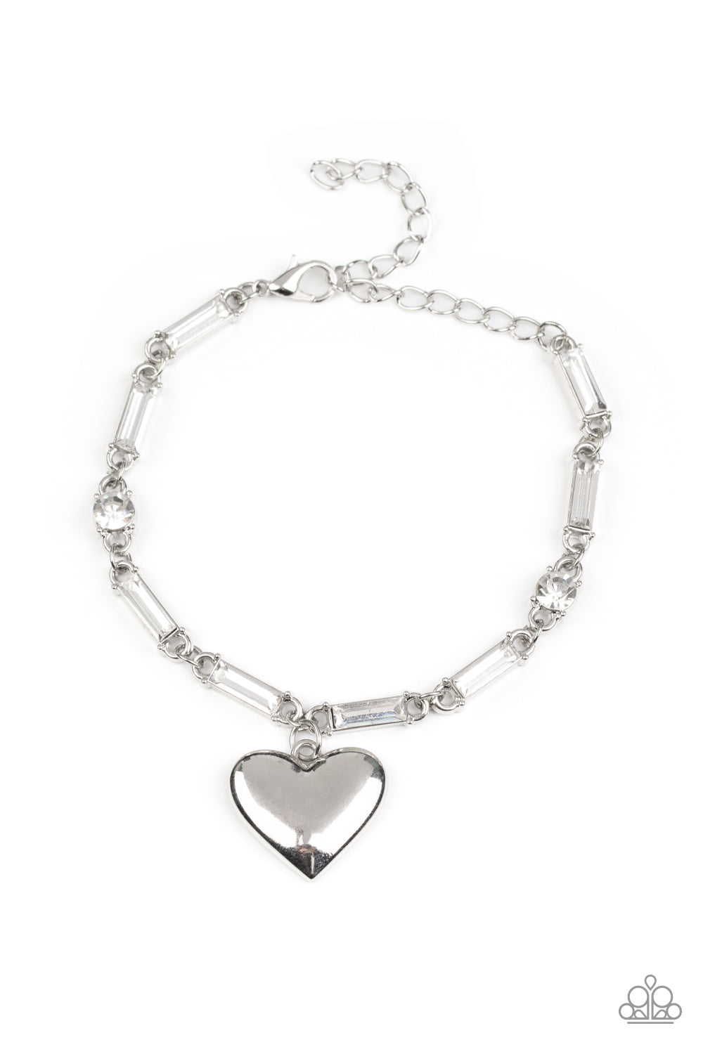 Sweetheart Secrets - White bracelet