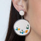Embroidered Gardens - Multi earrings