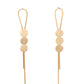 Bolo Beam - Gold earrings