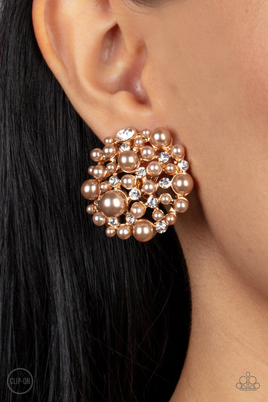 Pendiente marrón Head To Toe Twinkle