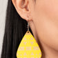 Zimbabwe Zoo - Yellow earrings