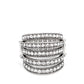Empirical Sparkle - White ring -fashion fix