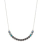 Throwing SHADES - Blue necklace-