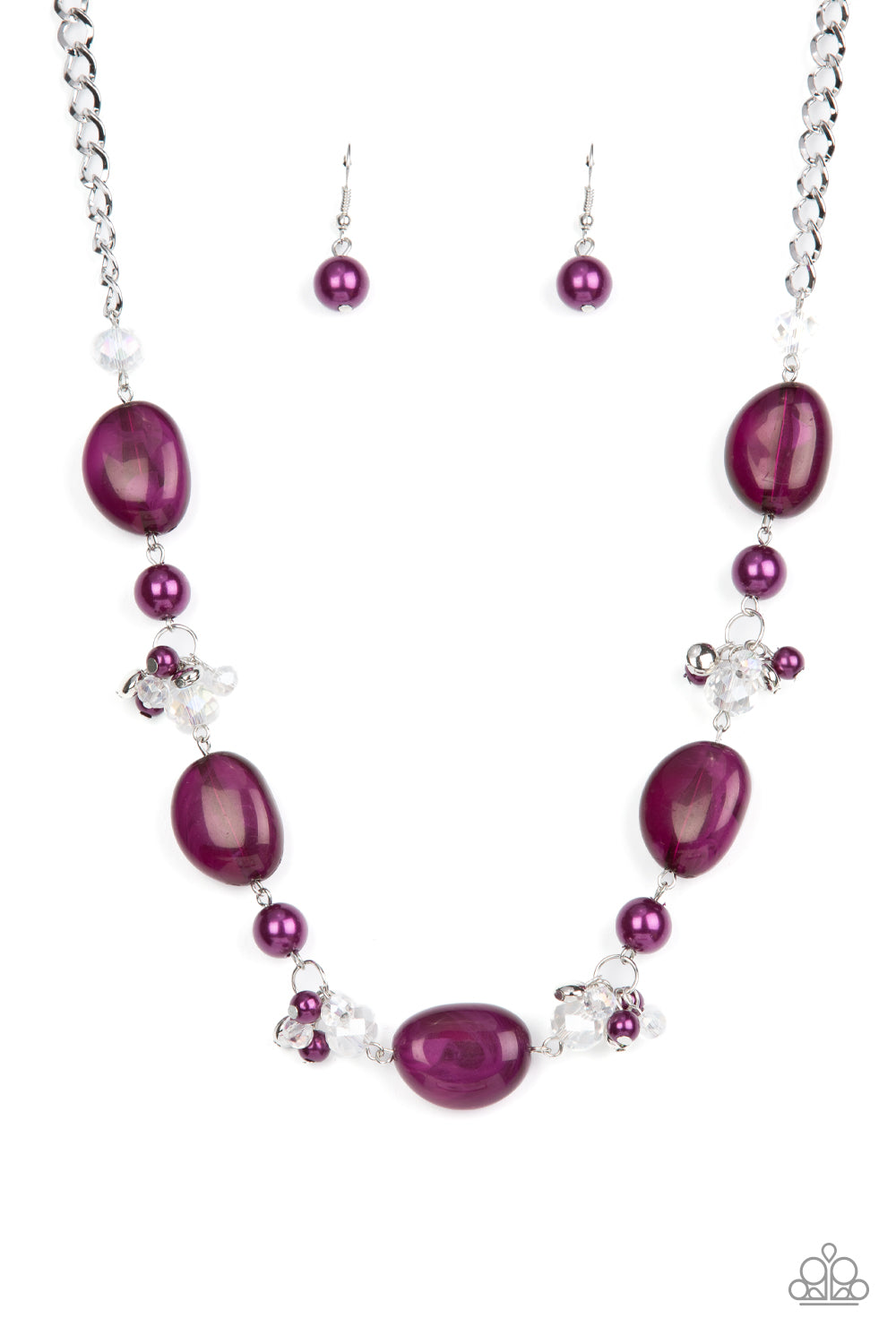 The Top TENACIOUS - Purple  necklace
